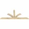 Ekena Millwork Richland Rough Sawn Timber Gable Bracket, Douglas Fir, 72"W x 33"H x 2"D x 4"F, 11/12 Pitch GBW072X33X0204RIC00RDF - alternate 5